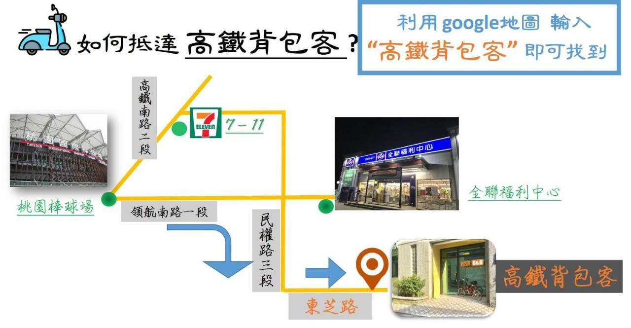 中坜高铁背包客公寓 外观 照片